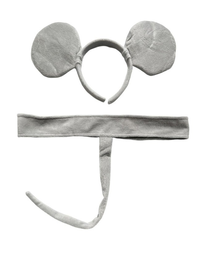Making Believe Gray Mouse Headband Ears and Tail Costume Set